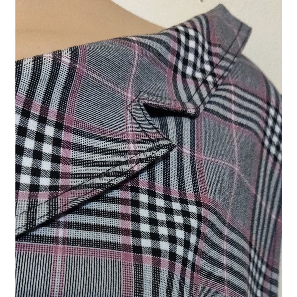 Maeve Anthropologie Plaid Dress 6P One Shoulder Prep School Girl Midi Preppy NWT - Picture 5 of 16